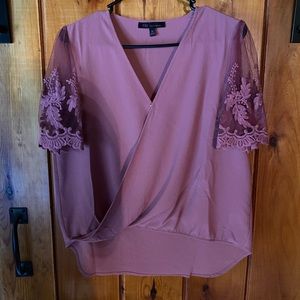 Mauve High Low Top